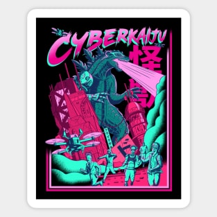 Cyber Kaiju - Godzilla Magnet